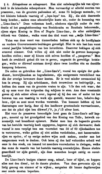 Liedermoij, D.F. 1854. 'De Nijverheid op Celebes'. Tijdschrift voor Nederlandsch Indië, 16 (12): 345-86.